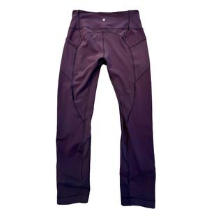 Lululemon dark purple pants size 8